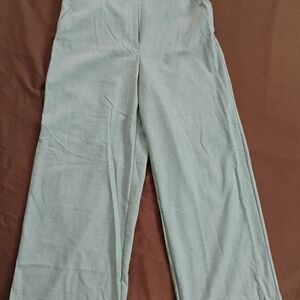 NEW Body By Victoria High Rise Gray Wide Leg Trousers (Tall)